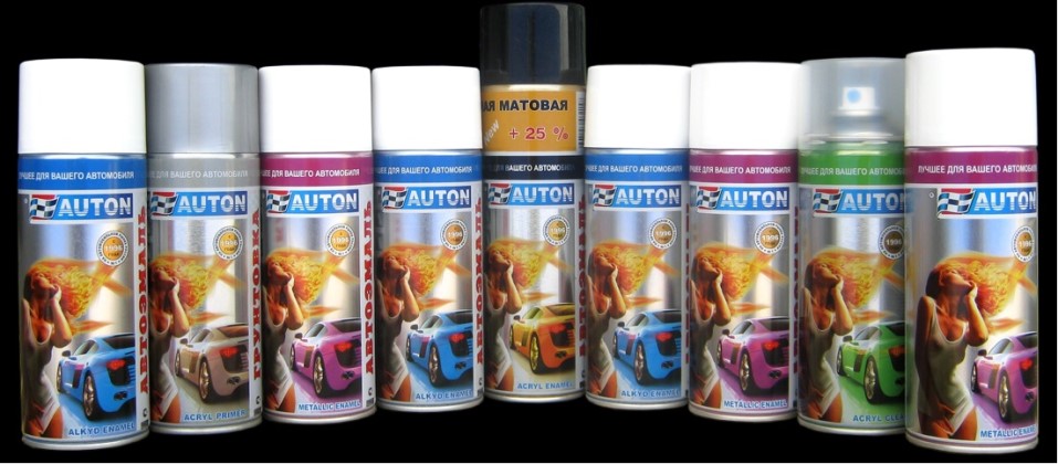 Краска спрей АВТОН акрил. № 360 Сочи металлик 520 мл