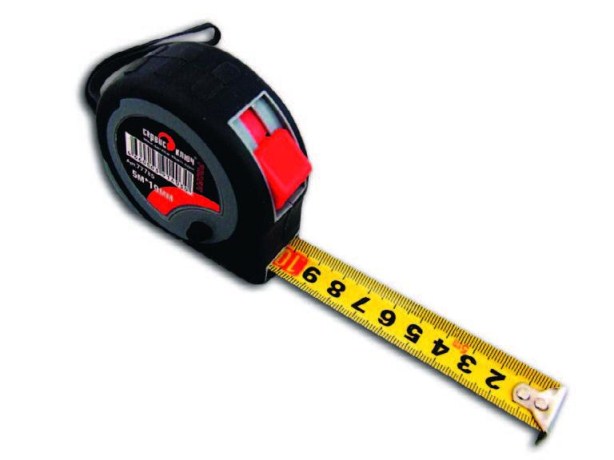 Рулетка 5м с обрезиненным корпусом
