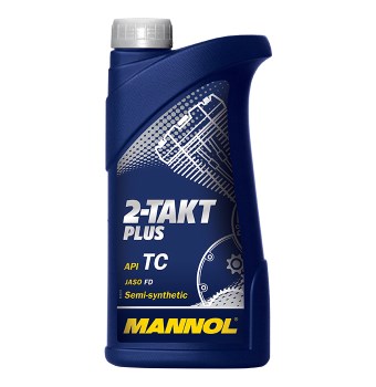 Масло моторное MANNOL 2 такт. 7204 PLUS 1л. полусинт.