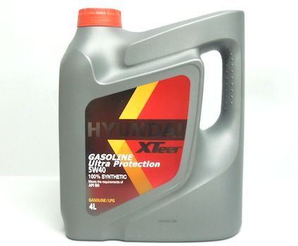Масло моторное Hyundai XTeer Gasoline Ultra Protection 5W40 API SP, ILSAC GF-5 синт. бенз./дизель (4л)