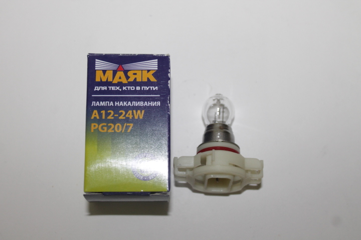 Лампа МАЯК 12V PSX24W с патр. PG20/7
