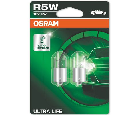 Лампа Osram 12V R5W (BA15s) Ultra life увел.ресурс блистер 2шт. (Osram)