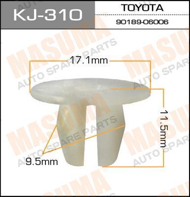 Пистон (клипса крепежная пласт.) KJ-310/K-022