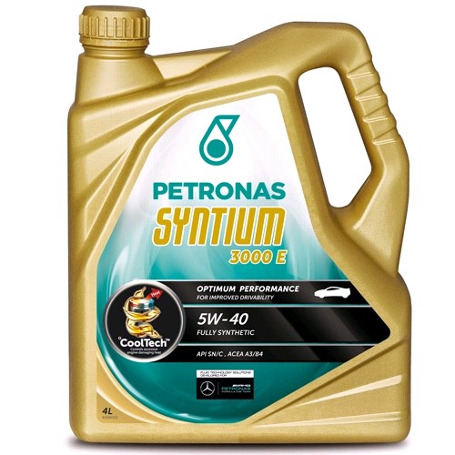 Масло моторное Petronas Syntium 3000 E 5W40 ACEA A3/B4, API SN/SF синт. (4л)
