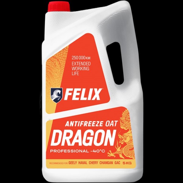 Антифриз FELIX Dragon  5кг розовый