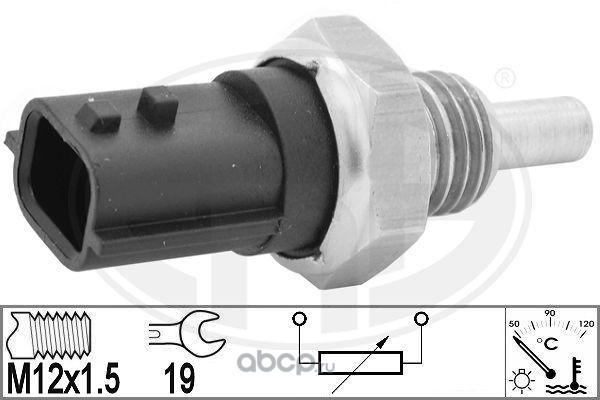 Датчик температуры RENAULT LOGAN II, MEGANE II/III  2х конт.