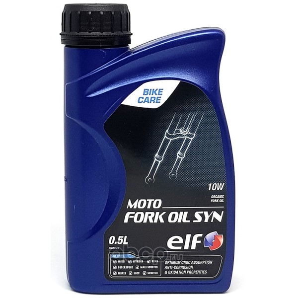 Гидравлич. жидкость  ELF  MOTO FORK OIL 10W  0.5л