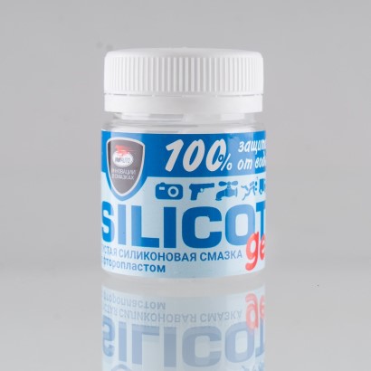 Смазка силиконовая Silicot с фторопластом (банка) 40мл.