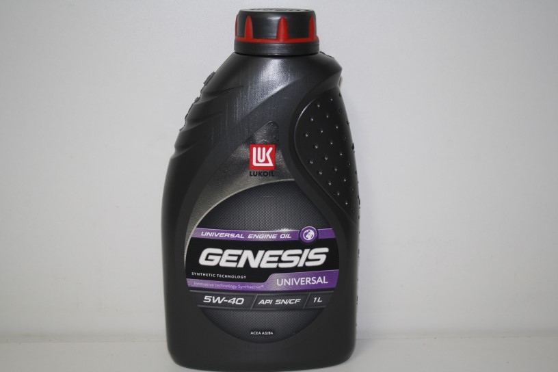 Масло Лукойл GENESIS UNIVERSAL 5W40 SN/CF А3/В4 1л. на основе синтетических технологий