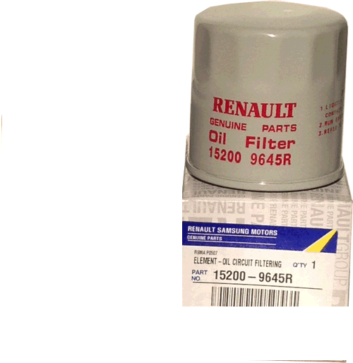 Фильтр масляный Renault Duster Kaptur 1.6 с 2015 г.