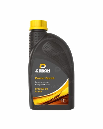 Масло моторное Девон Sprint 5W30 SL/CF (1л.) синт. (бенз., диз.)