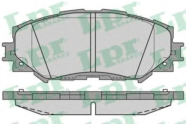 Колодки тормозные Toyota AURIS 06 =)/Corolla 02=)/RAV 4 06=) передние