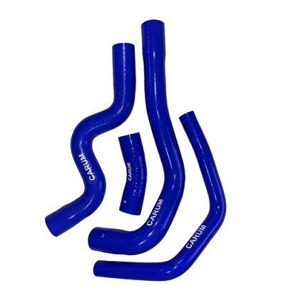 Патрубки радиатора охлаждения Lada Largus дв.Renault 8кл. синий силикон из 4шт (с кондиционером)