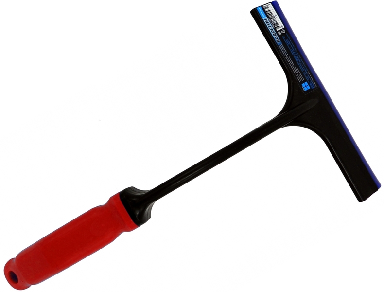 Скребок для сгона воды (водосгон) силиконовый 27см красный