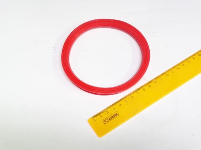 Прокладка 1118 бензобака под бензонасос силикон  (П-образный)