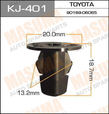 Пистон (клипса крепежная пласт.) KJ-401/K-043