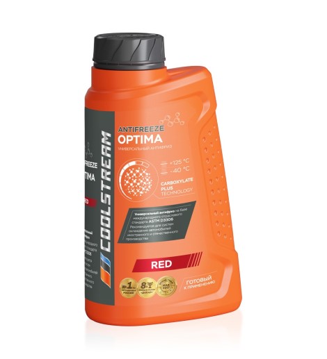 Антифриз Cool Stream Optima Red G12 -40С  1кг. красный