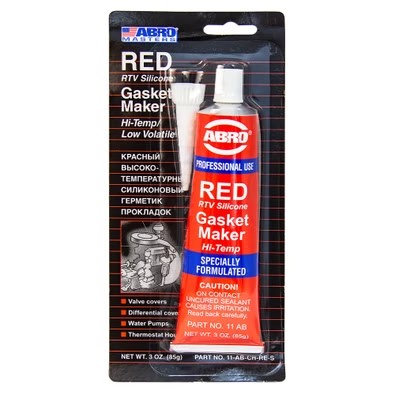 Герметик прокладка ABRO красный 85 г. высокотемп. MASTERS (Китай)