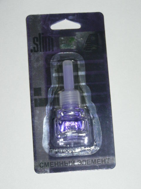 Освежитель воздуха SLIM сменный элемент 8мл. тропическая ночь
