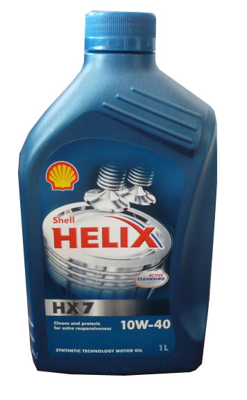 Масло моторное Shell Helix HX7 10W40 1л. синий п/синт.