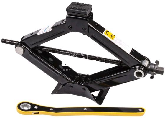 Домкрат ромбический 1,5т. высота подъема  95-390 с трещеткой и резиновой опорой