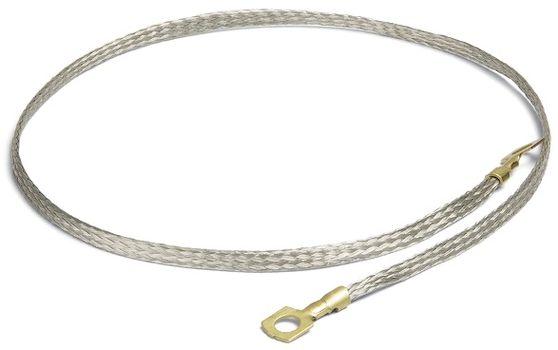 Провод массы плетенка 700мм. медная с покрытием