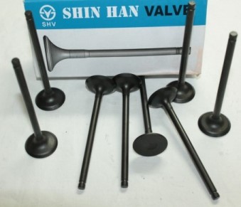 Клапан впуск. Aveo 1.4/1.6, Lacetti 1.4/1.6, Nexia 08--, Cruze  (Shinhan)  за 1 штуку