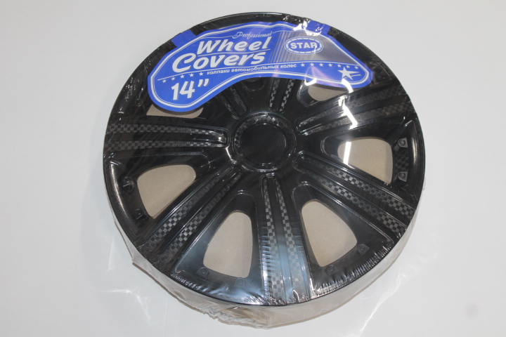 Колпаки колесные R-14 DTM черный