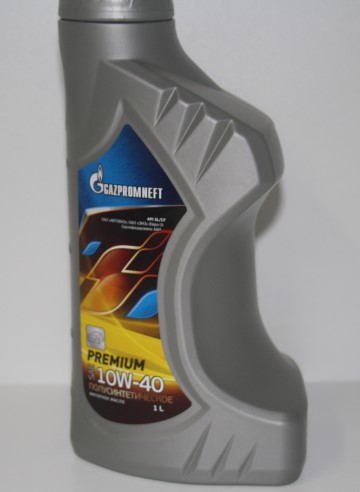 Масло моторное GAZPROMNEFT Premium L 10W40  API SL/CF  1л