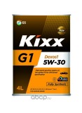 Масло моторное  KIXX G1 5W-30 (синт)  SN Plus Dexos 1 4л.