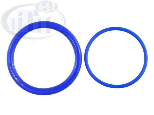 Прокладка Renault Logan, Lada Largus 16кл. дроссел. заслонки (2 шт.)  силикон синий