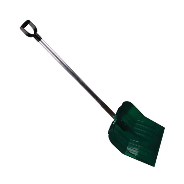 Лопата для снега особопрочная из поликарбоната  Эконом  с черенком (ковш 430х420)