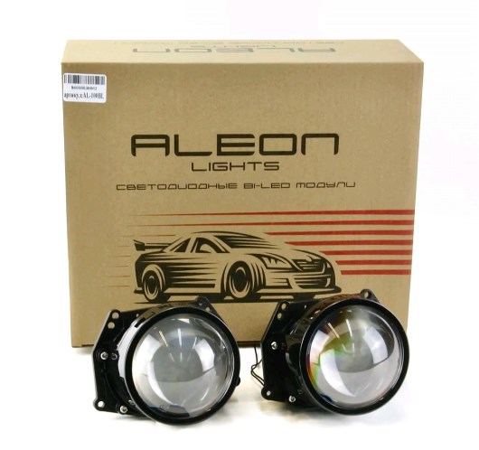 Модуль-линза (BiLED) 6000К, 3, 12В, 40/50Вт, 3170Lm дальний/ближний универсальный Под гайку (H7/H4) чип CSP3570, 2шт