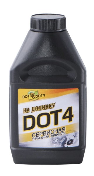 Жидкость тормозная НА ДОЛИВКУ DOT-4 0,250 кг.