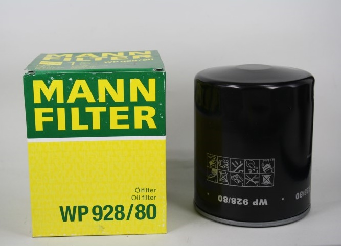 Фильтр масляный Mann WP928/80 Toyota LAND CRUISER 3.0D 2003=)