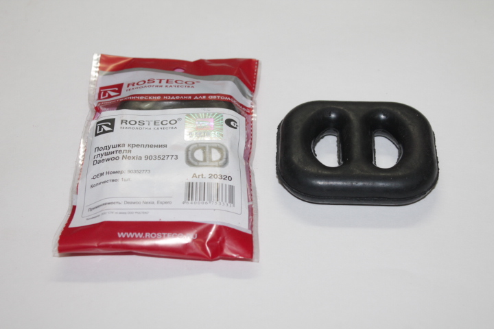 Крепление глушителя Daewoo Nexia передняя (квадратная -на резонатор)