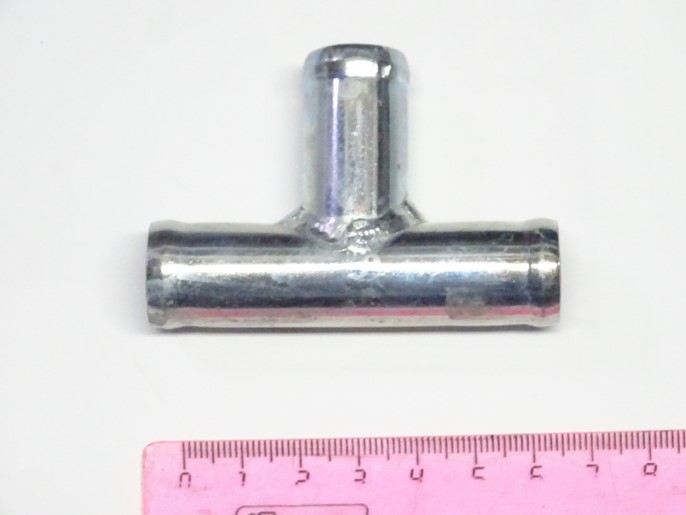 Тройник печки Г-3302 /метал/ 18x18x18 угол 90