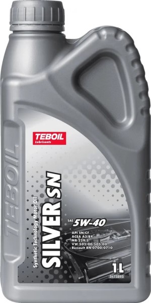 Масло моторное TEBOIL SILVER SN 5W40 SN/CF A3/B4  (1л.) п/синт. (бенз., диз.)