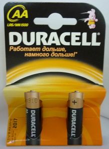 Батарейка AA Duracell =2шт.=