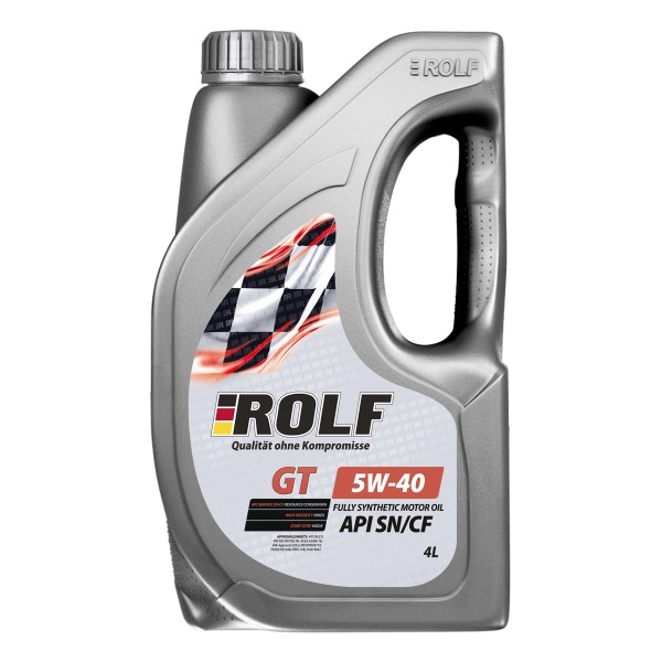 Масло моторное ROLF GT 5W40 API SN/CF 4л. синт. пластик