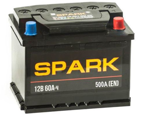 Аккумулятор 6СТ 60Ah оп(-,+) 500А SPARK (242*175*190). Гарантия 1 год