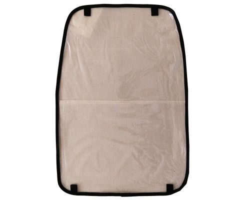 Защита спинки переднего сиденья (от грязной обуви детей) Эконом прозрачная 60х40см