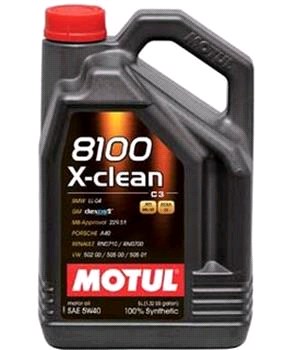 Масло моторное MOTUL 8100 X-CLEAN GEN2 5W40 4л. синтетика