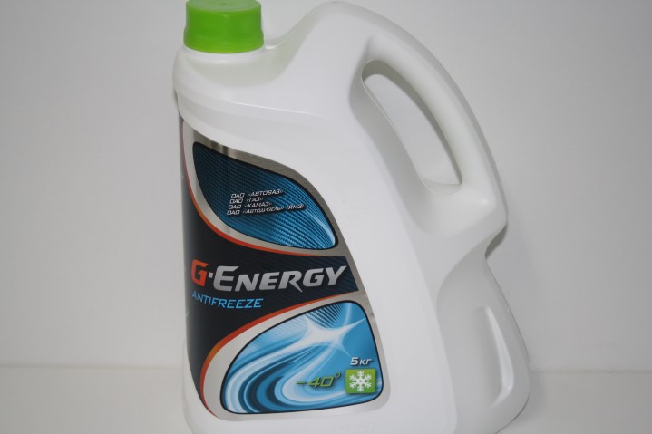 Антифриз  G-Energy  Antifreeze 40  5кг зеленый