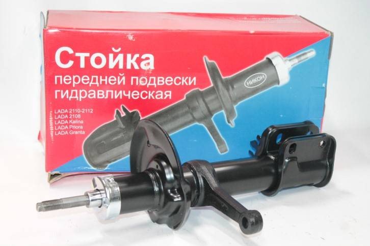 Стойка амортизаторн. передняя 1119 (под бочкообразную пружину) правая масл.