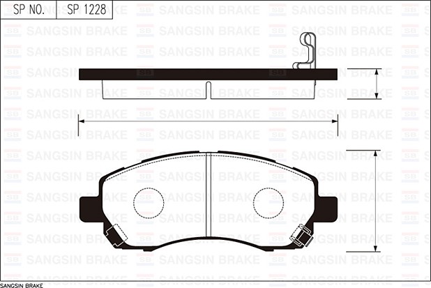 Колодки тормозные Subaru OUTBACK, LIBERTY