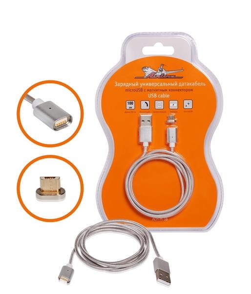Кабель USB - micro USB /Android/ с магнитным коннектором