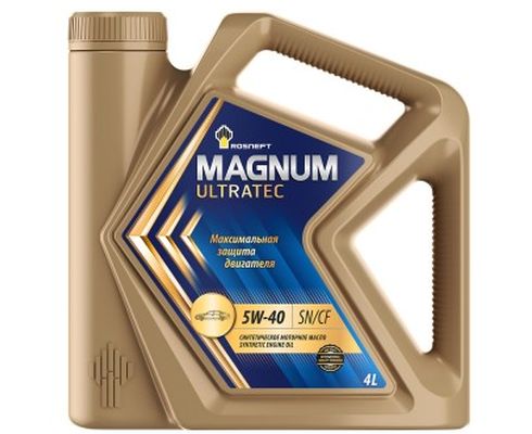 Масло моторное Роснефть Magnum Ultratec 5W40 SN/CF 4л. синтетика