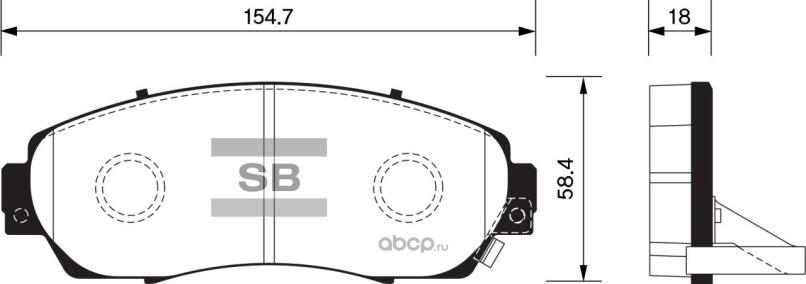 Колодки тормозные Exeed TXL, Haval F7, Honda CR-V III 2.0 07--, Chery Tiggo 8 20-, Hover H5, H6 передние