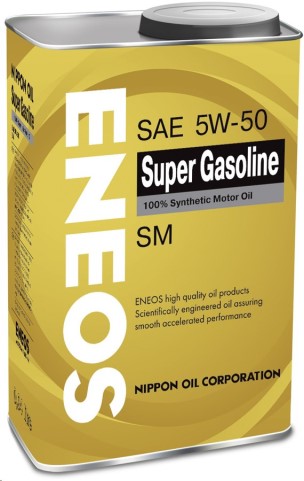 Масло моторное ENEOS SUPER GASOLINE SM 5W50 0.94л. синтетика